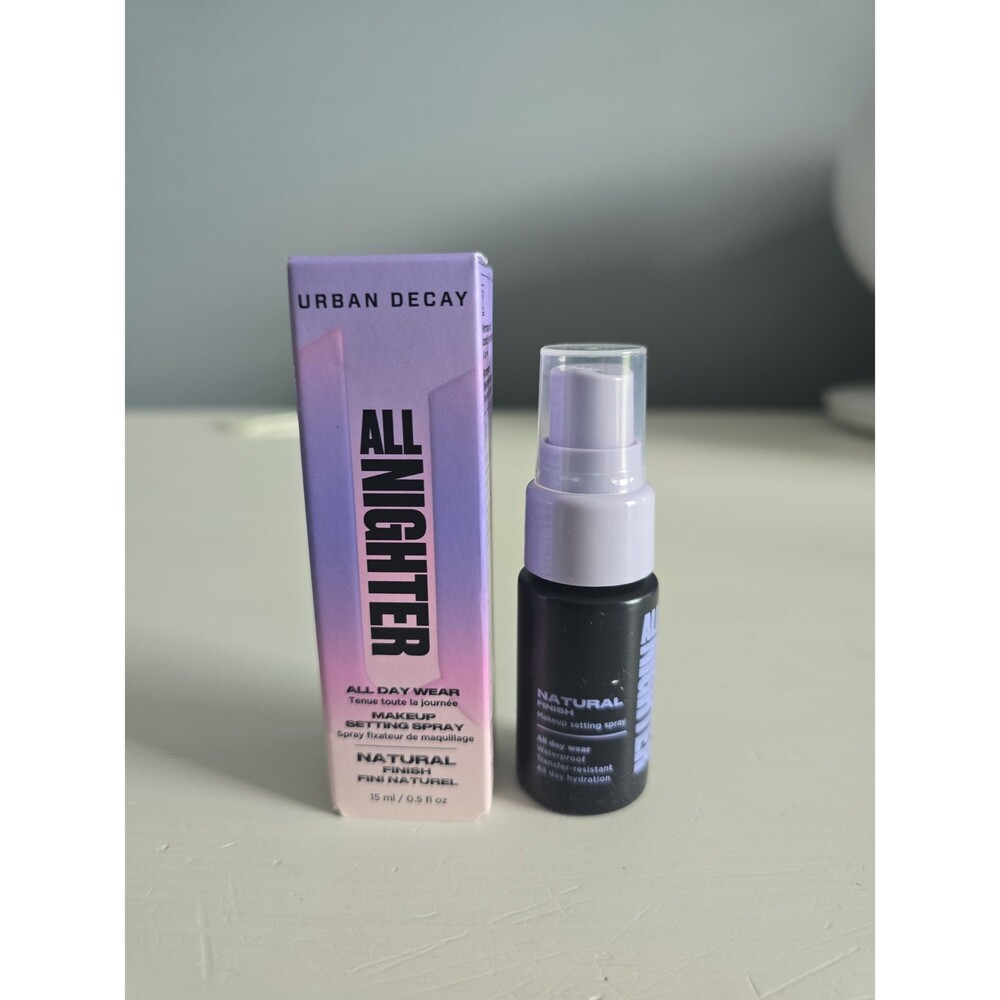 Urban Decay All Day Wear Makeup Setting Spray Natural Finish Mini NEW